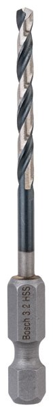 HSS Spiralbohrer mit Sechskantschaft 3,2 mm