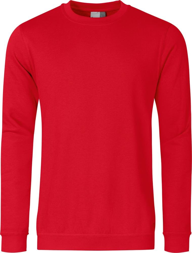 Sweatshirt, Gr. 2XL, feuerrot Promodoro