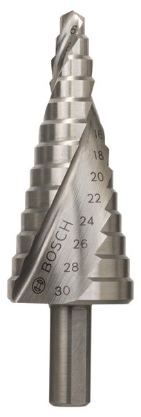 Stufenbohrer HSS, 6 - 30 mm, 10 mm, 93,5 mm, 14 Stufen