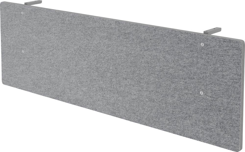 Sichtblende SIA12 für 120er Tisch grau-meliert, Filzoptik