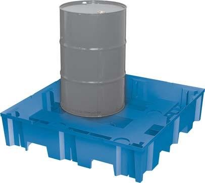 Auffangwanne PE sw 1220x1330x220mm o.GiRo