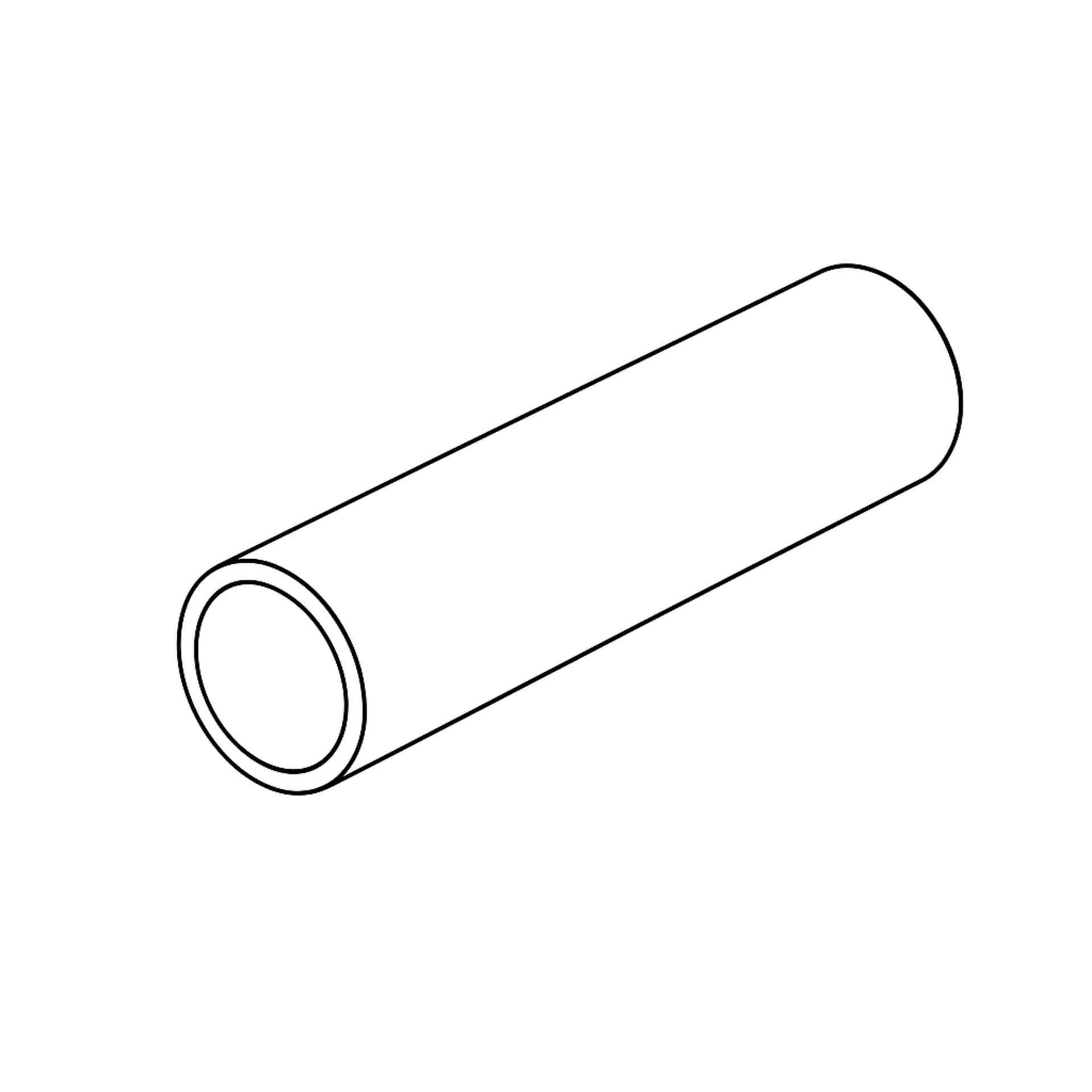 Aluminium-Rundrohr 10,0x1,0 mm, Länge: 6,05 Meter