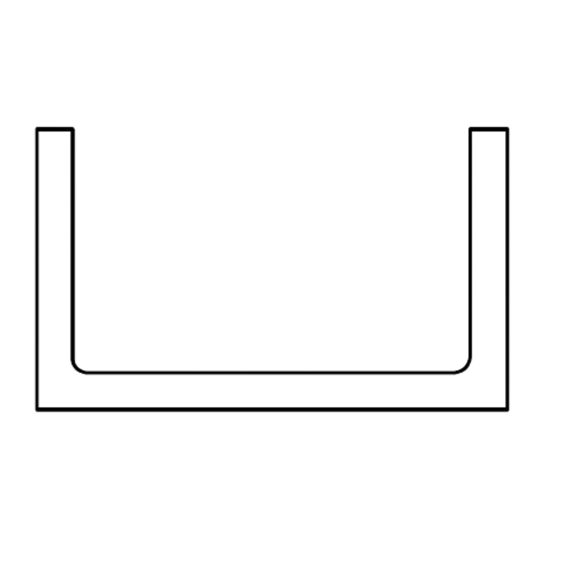 Formstahl UPE 120, roh