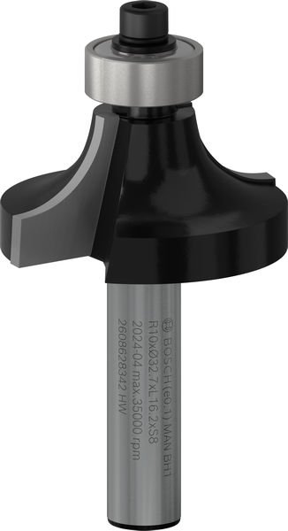 PRO Abrundfräser, 8 x 10 x 16,5 x 57 mm