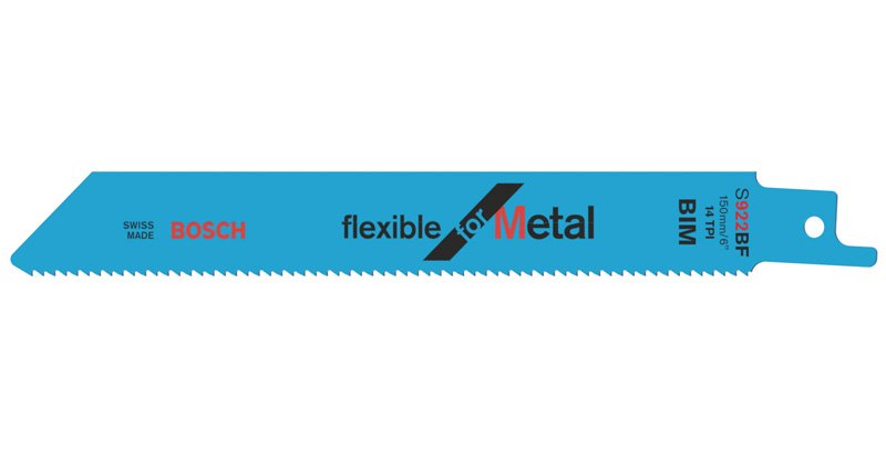Säbelsägeblatt S 922 BF, Flexible for Metal, 5er-Pack