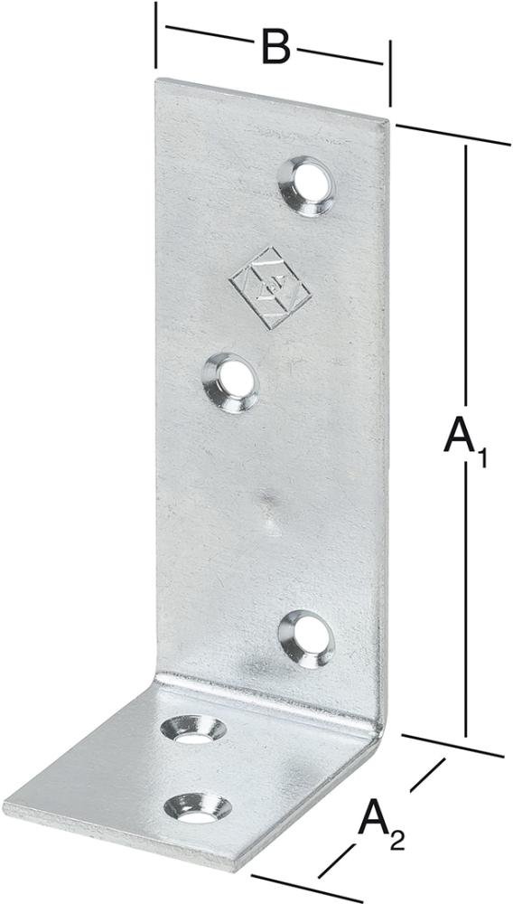 Balkenwinkel verz 240x160mm Nr. 179240Z VORMANN