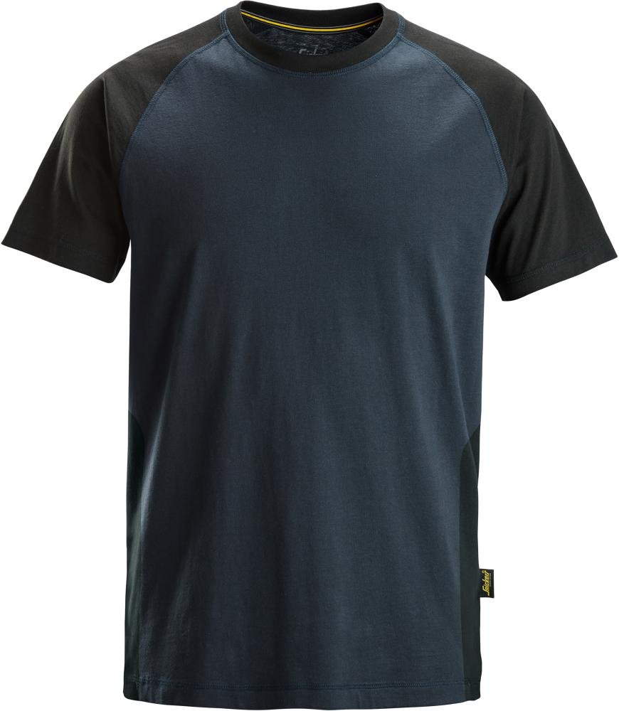 2-Farben T-Shirt 3XL, navy-schw Snickers Snickers