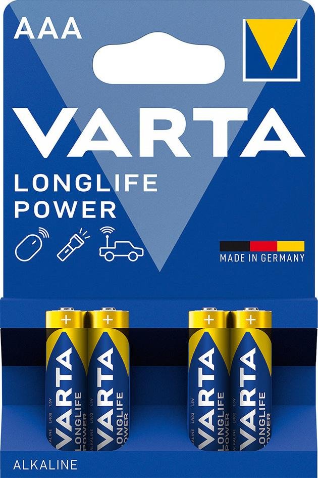 Batterie LONGLIFE VARTA Power AAA 4er Blister