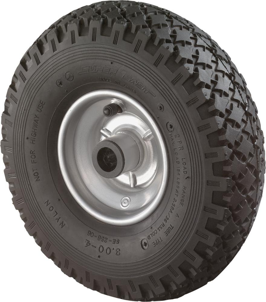 Luftrad C90.201 200/50mm Nabenl.60,Bohr.20,RillenpRL,Gummi schw.Radk.StahlfBS ROLLEN