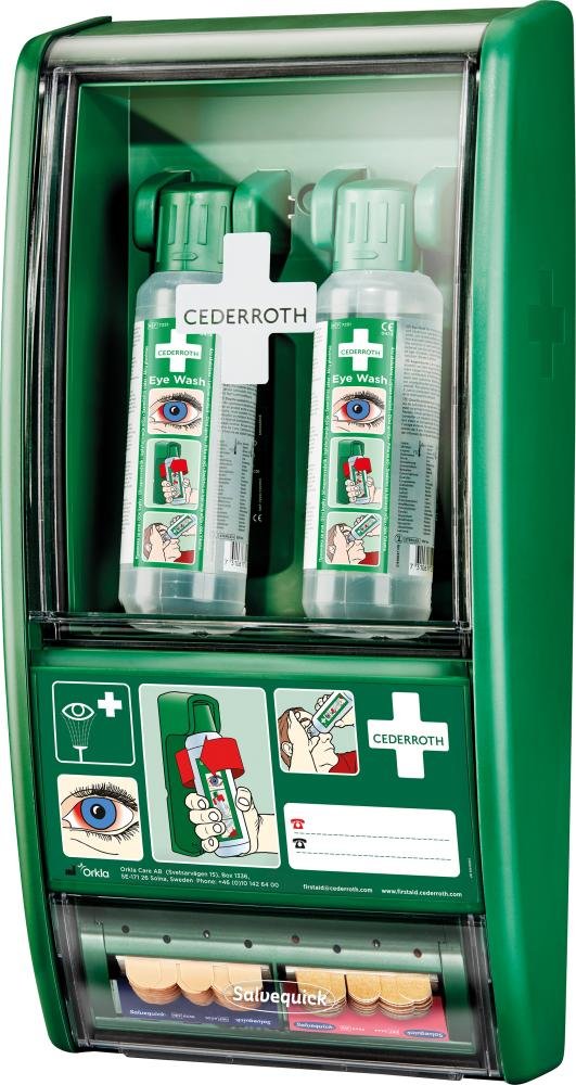 Augenspülstation, inkl. 2 x 500ml Flaschen
