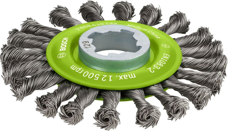 PRO Stainless Steel heavy X-Lock Scheibenbürste, 115 x 0,5 mm