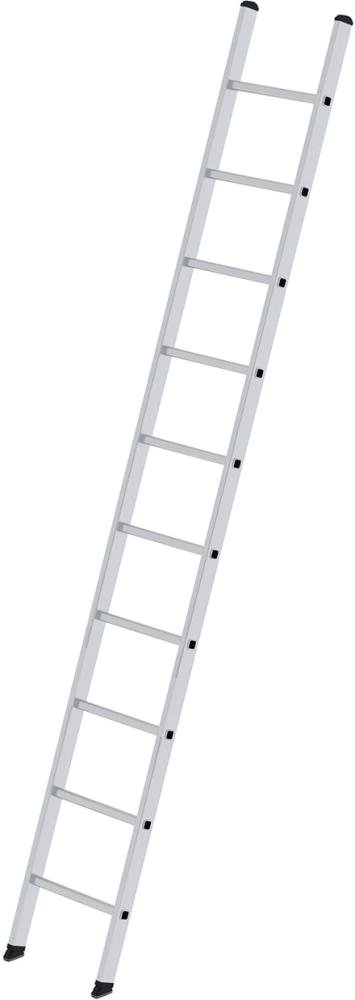 Alu-Anlegeleiter 10 Sprossen Leiterlänge 3,03 m Arbeitshöhe bis 4,10 m