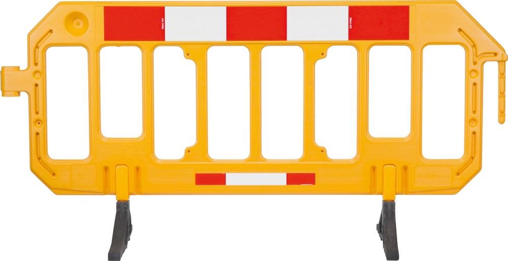 Absperrgitter HDPE 2000x1000 gelb rot-weiss