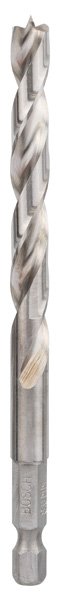 Holzspiralbohrer mit 1/4-Zoll Sechskantschaft, 8 x 75 x 117 mm