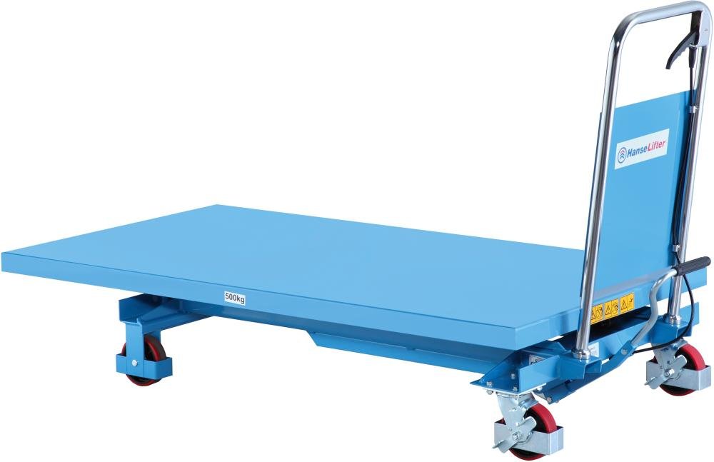 Hubtischwagen breit 1600x800 mm Plattform 500 kg Tragfähigkeit