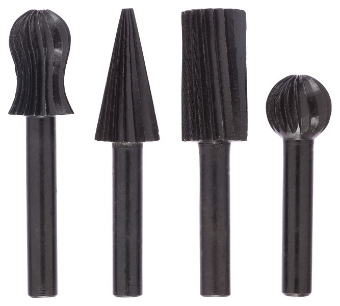 4-tlg. Freihandfräser-Set, 13 mm