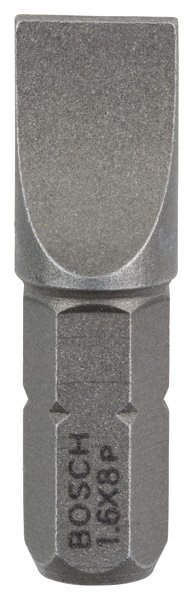 Schrauberbit Extra-Hart S 1,6 x 8,0, 25 mm, 3er-Pack