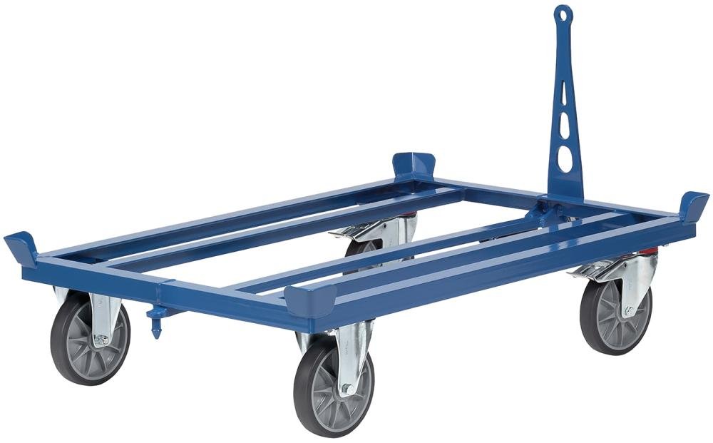 Deichsel und Kupplungsz. f. Paletten-Fahrgestell