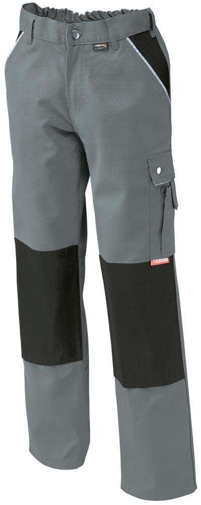 Bundhose,Canvas,320 g/qm,Gr.48,grau PLANAM