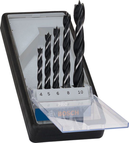 PRO Wood Holzspiralbohrer Set. 5-tlg.