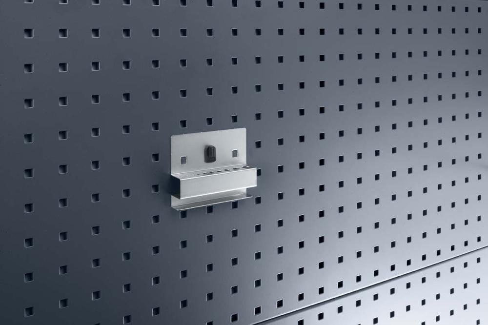 Schlüsselhalter B115xT25xH90 mm 10 Aufnahmen D 2-12 mm für Lochplatten bott