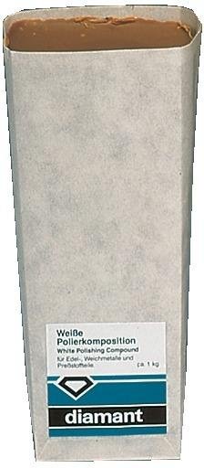 Schleif- und Polierpaste 700g weiß-beige diamant