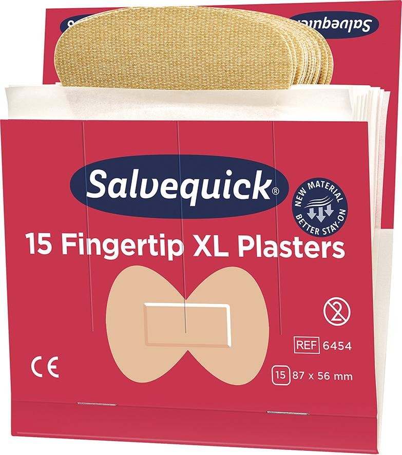 Salvequick Nachf.6x15Pfl.Fingerspitzen extra groß