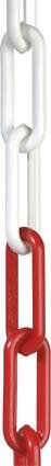 Absperrkette Kunststoff 36x6 mmrot /weiss