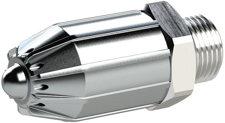 Sicherheitsdüse lärmarm für Blaspistolen, Düsen-Außen-ø 17 mm M12x1,25mm, RIEGLER