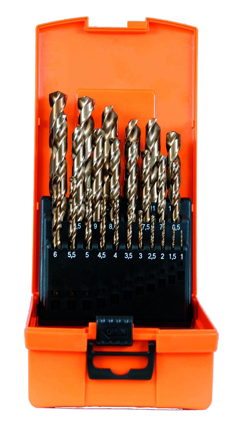 Kunststoffkassette HSS-Co 1-13 mm 25tlg ECO