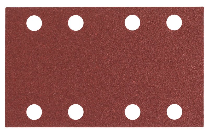 Schleifblatt C430, 80 x 133 mm, 60, 8 Löcher, Klett, 10er-Pack