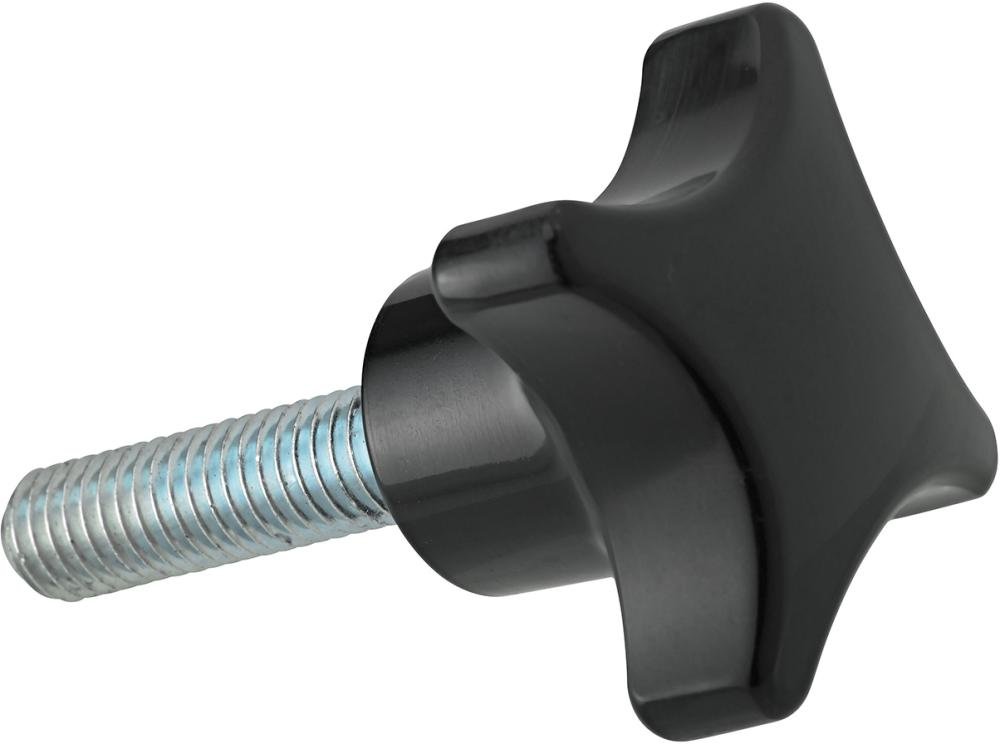 Kreuzgriff DIN6335A Duroplast, Form L, 32mm, M 6x30, Inhalt: 5 Stück FORTIS