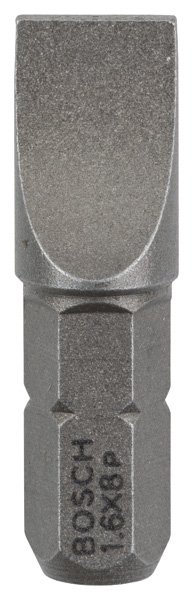 Schrauberbit Extra-Hart S 1,6 x 8,0, 25 mm, 25er-Pack