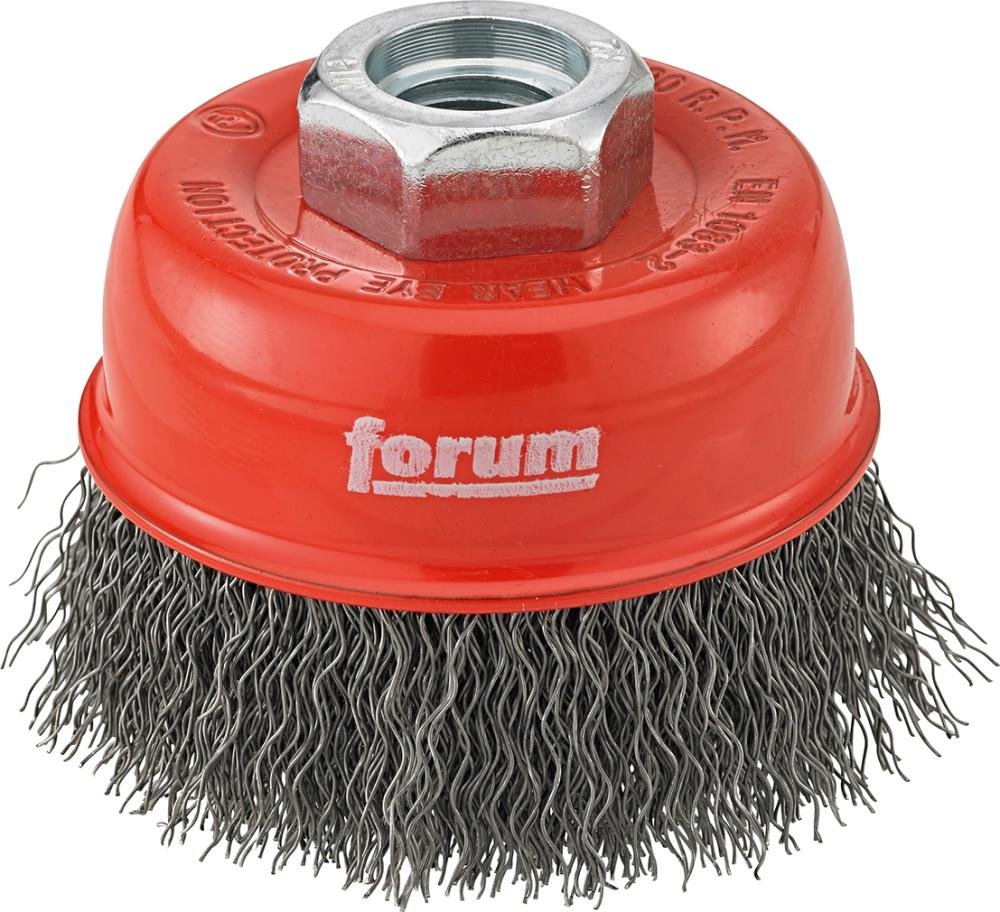 Topfbürste Stahld. M14 100 x0,3 mm gewellt FORUM