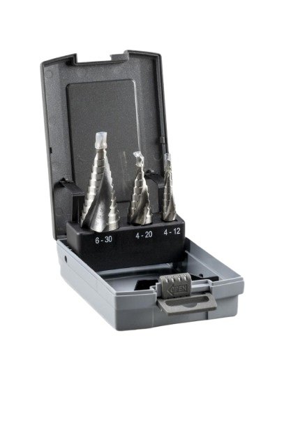 QUALITAS Stufenbohrersatz 3tlg. E 6,3 Bitaufnahme