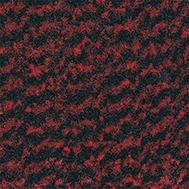 Vyna-Plush 0.6m x 0.9m, schwarz/rot