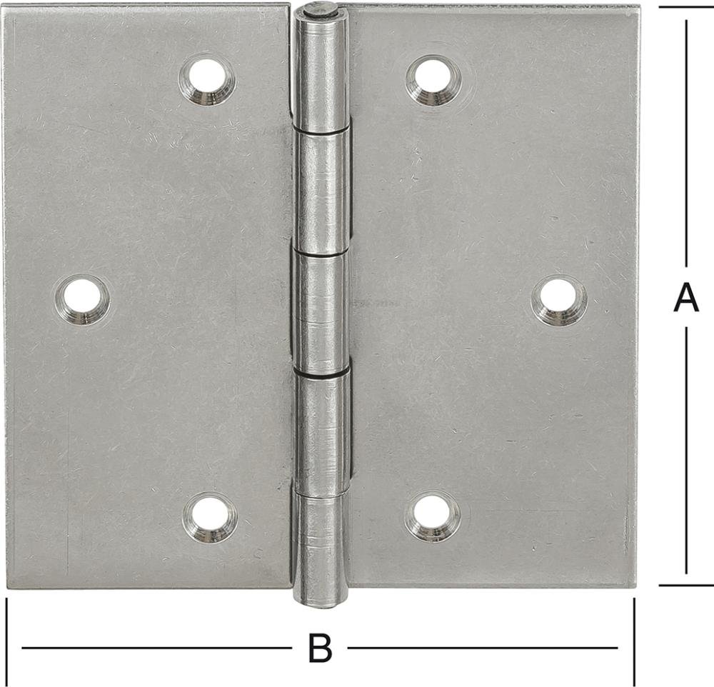 Ger.känt.Scharnier 30X30 RF VORMANN