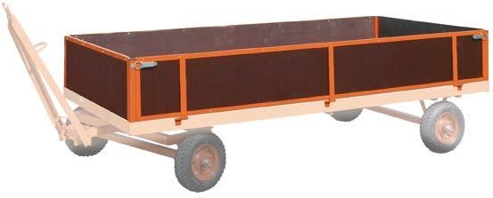 4 Bordwände 2000x1000x400 mm VarioFit