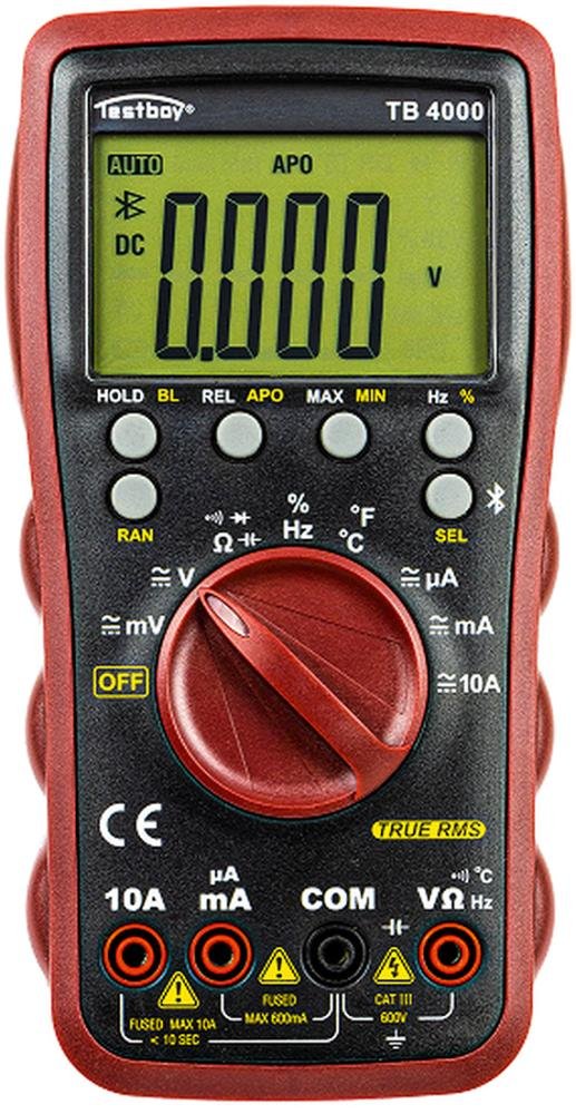 Digital-Multimeter TB 4000 mit Bluetooth Testboy