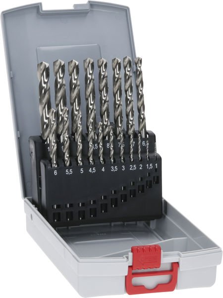 PRO Metal HSS-G Spiralbohrer Set, 19-tlg.