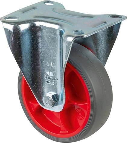 Bockrolle L410.B44.03 Rad Ø 100mm 110kg, Stahl verzinkt