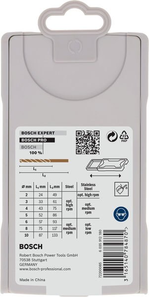 PRO Metal HSS-G Spiralbohrer Set, 7-tlg.