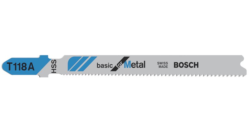 Stichsägeblatt T 118 A Basic for Metal, 100er-Pack