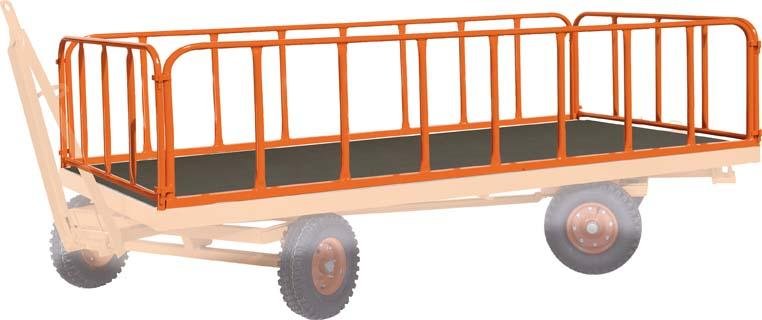 4 Stahlrohrwände 2000x1000x750 mm VarioFit