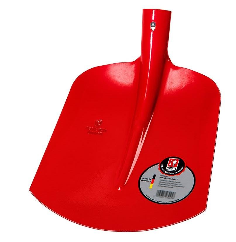 Ideal Holländer Sandschaufel Ruhr-Brillant, Größe 00, 1/2 gehoben gehärtet, rot, ohne Stiel