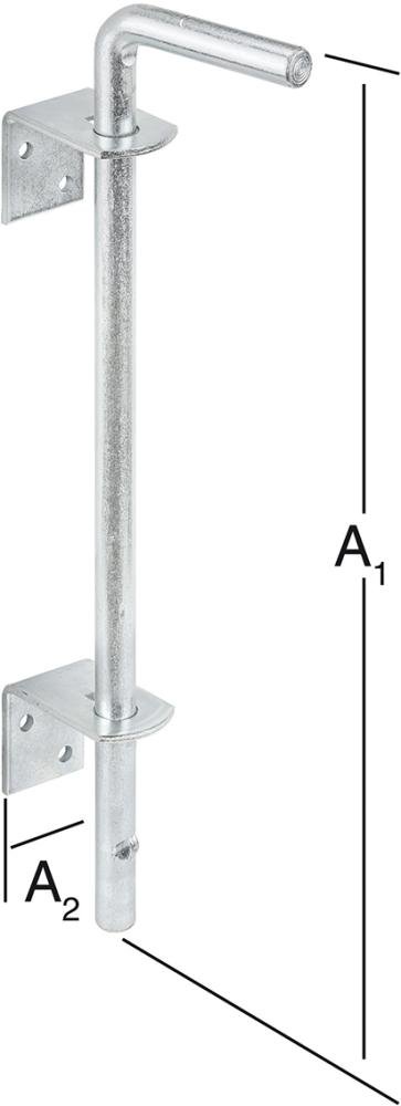 Bodenschieber 400x65mm VORMANN