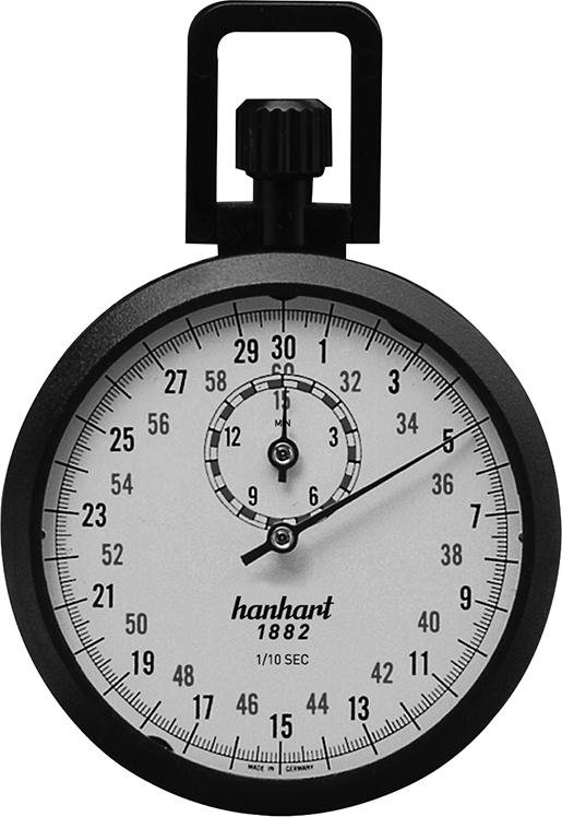 Präzisions-Kronen-Stopper1/10-Sek. 15Min. HANHART
