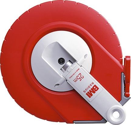 Kapselbandmaß Stahl weiß 20mx13mm Maßanfang A Flextop BMI