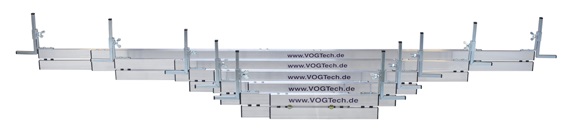 Abziehschiene H1 45-70 cm für Kabelgräben