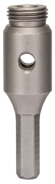 Adapter für Diamantbohrkronen, Maschinenseite 6-Kant, Kronenseite G 1/2Zoll,88mm